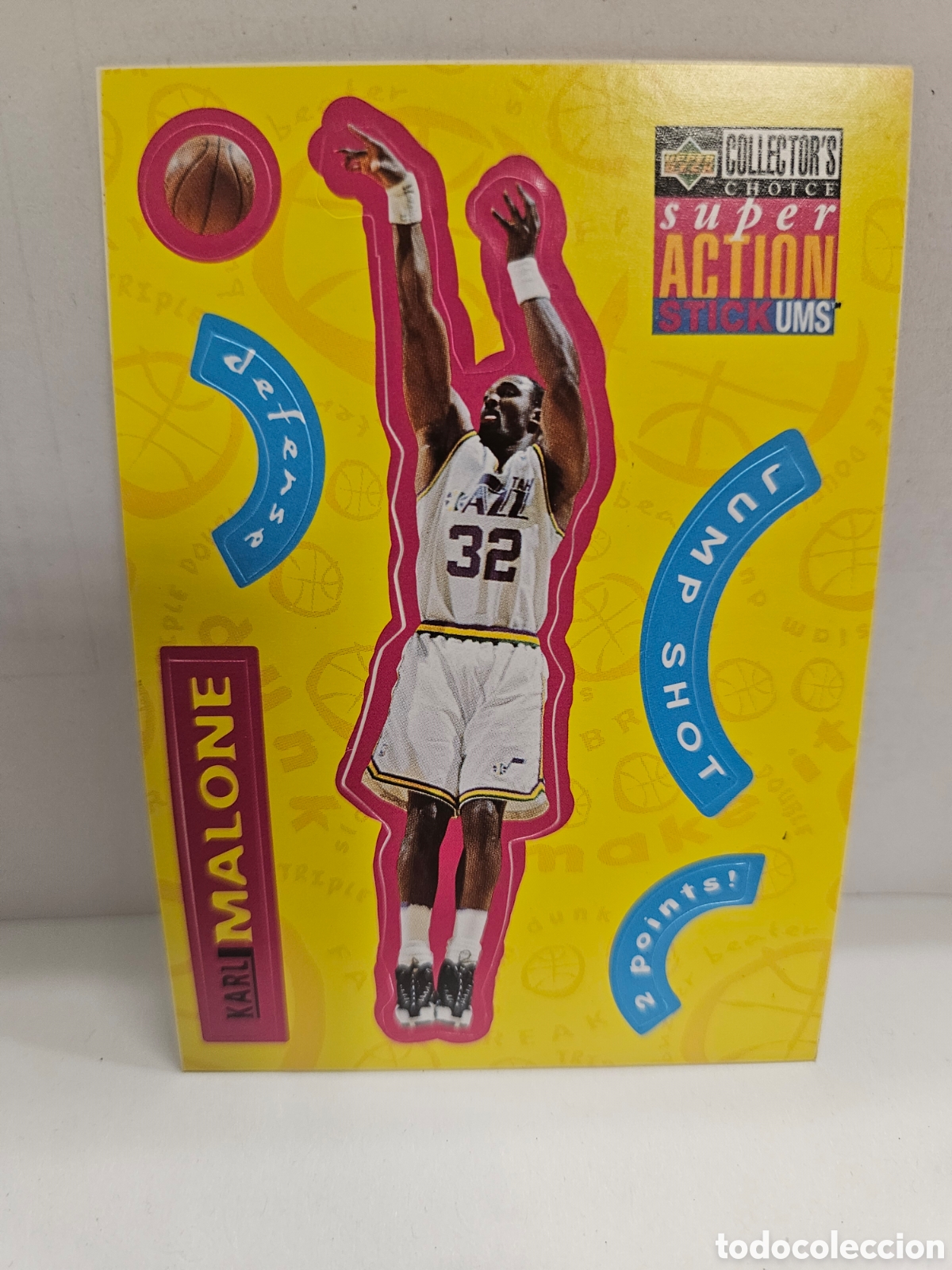 Coleccionismo deportivo: KARL MALONE (UTAH JAZZ) - CROMO N&ordm; S 27 - SUPER ACTION