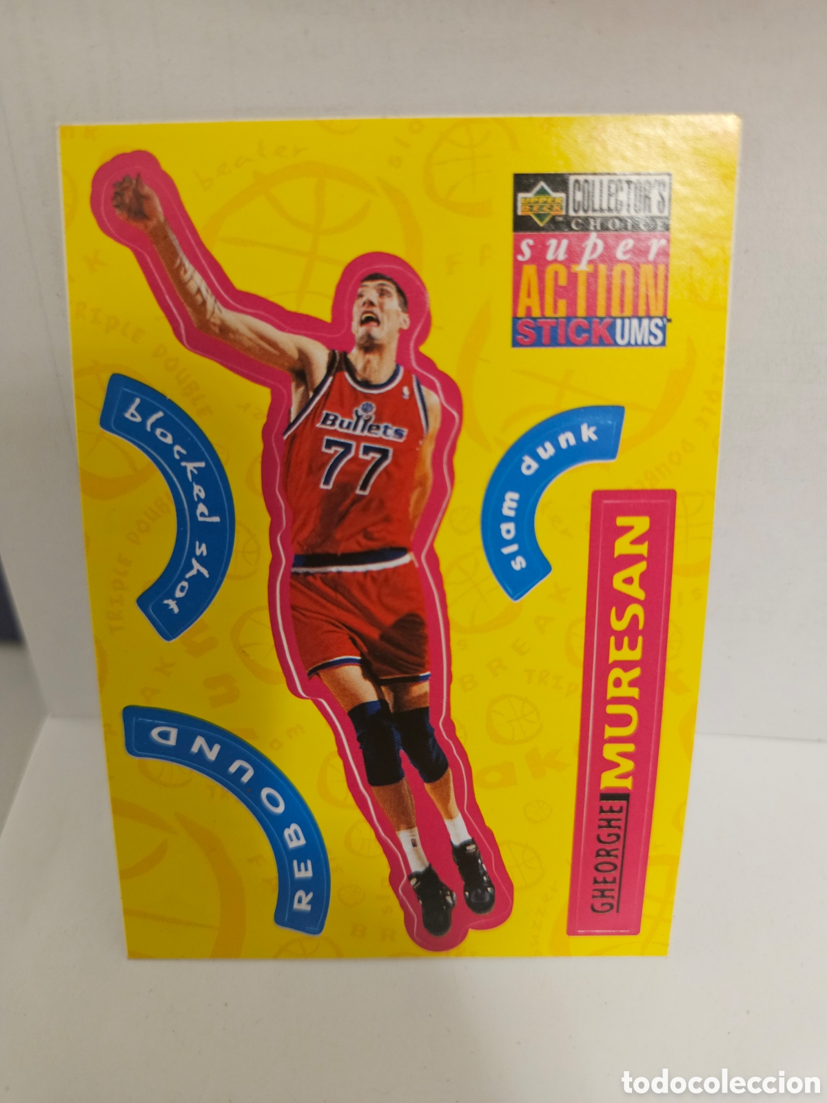 Coleccionismo deportivo: GHEORGHE MURESAN (BULLETS) - CROMO N&ordm; S 29 - SUPER ACTION