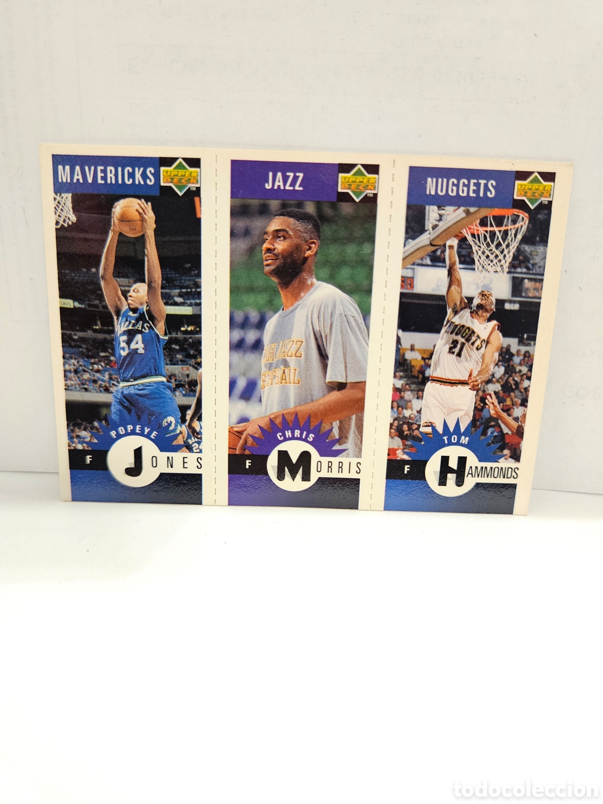 Coleccionismo deportivo: HAMMONDS MORRIS JONES UPPER DECK BALONCESTO NBA 1996 M19 M82 M23