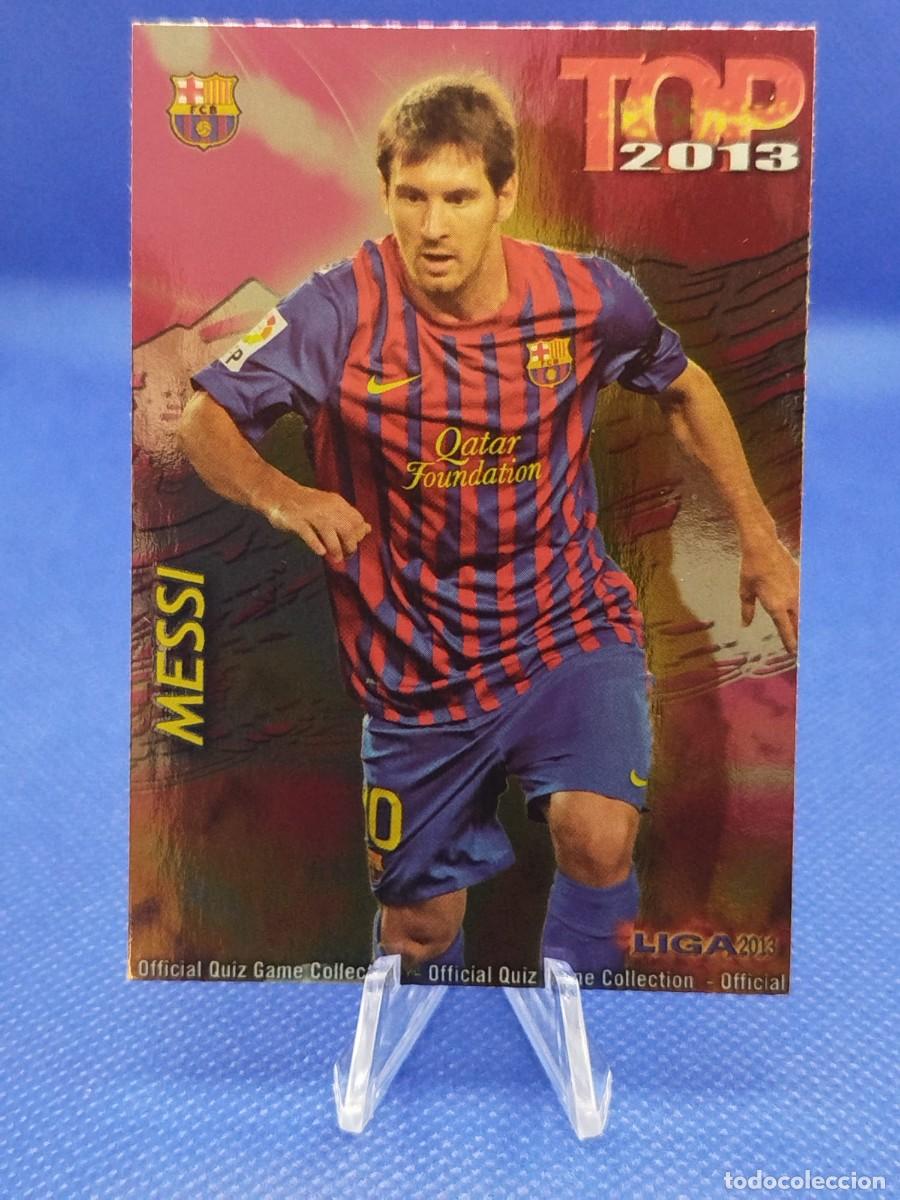 Coleccionismo deportivo: #595 LIONEL MESSI FC BARCELONA 2013 MUNDICROMO LAS FICHAS LA LIGA TOP 7 PINK