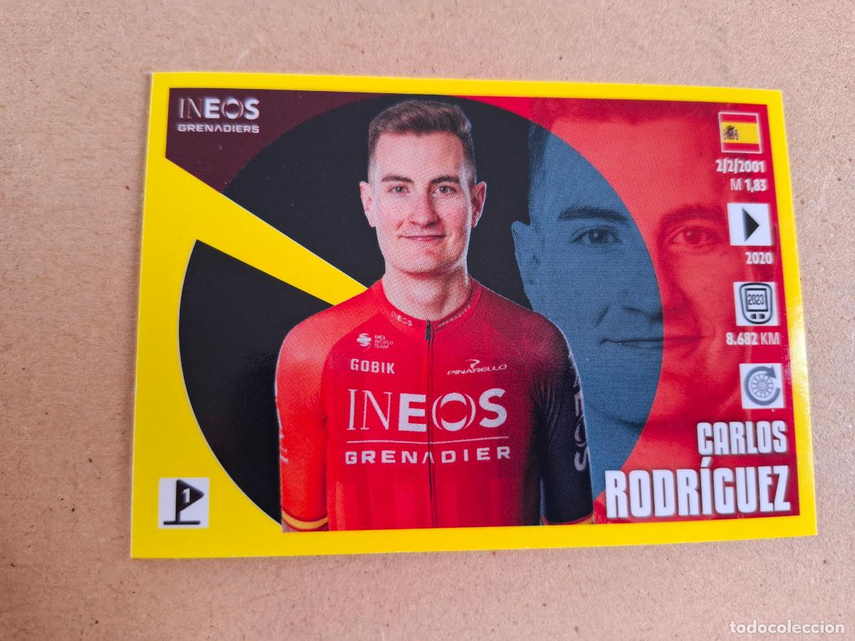 Coleccionismo deportivo: TOUR DE FRANCE 2024 - PANINI - 152 CARLOS RODR&Iacute;GUEZ - INEOS ( NUNCA PEGADO ) - CP4
