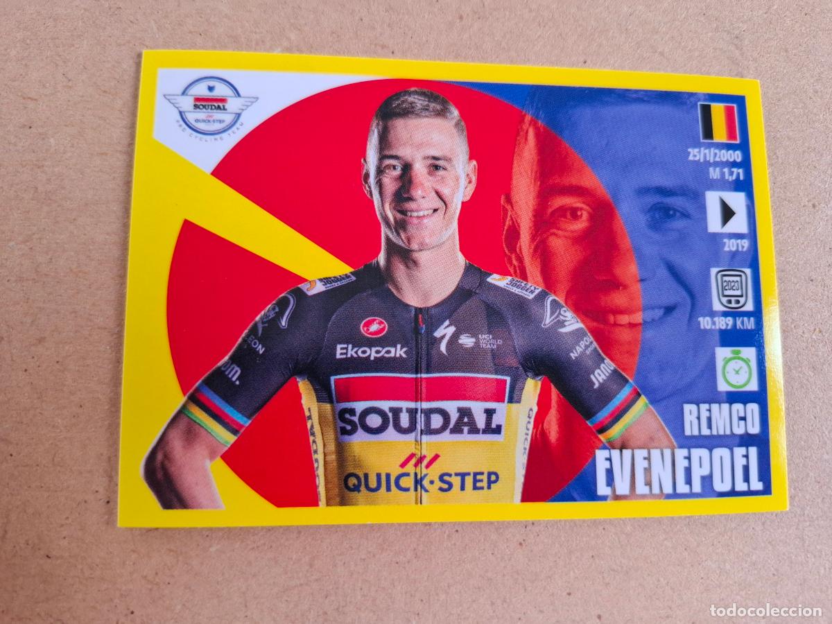 Coleccionismo deportivo: TOUR DE FRANCE 2024 - PANINI - 236 REMCO EVENEPOEL - QUICK STEP SOUDAL ( NUNCA PEGADO ) - CP4