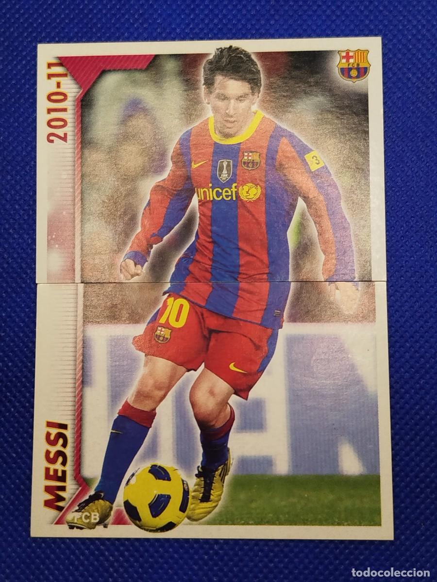 Coleccionismo deportivo: #117-118 LIONEL MESSI 2010 2011 PANINI FC BARCELONA COLECCION OFICIAL 10 11
