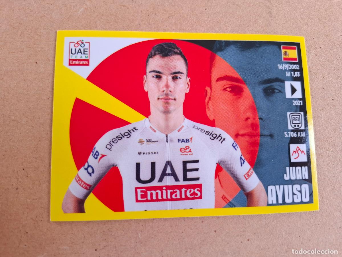 Coleccionismo deportivo: TOUR DE FRANCE 2024 - PANINI - 309 JUAN AYUSO - UAE EMIRATES ( NUNCA PEGADO ) - CP4