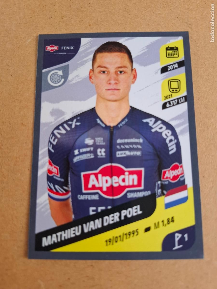 Coleccionismo deportivo: TOUR DE FRANCE 2022 - PANINI - 56 MATHIEU VAN DER POEL - ALPECIN ( NUNCA PEGADO ) - CP4