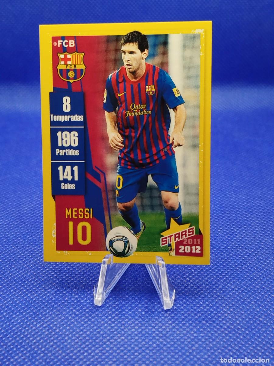 Coleccionismo deportivo: #138 LIONEL MESSI 2011 2012 PANINI FC BARCELONA OFICIAL 11 12 &rdquo;STARS&rdquo;