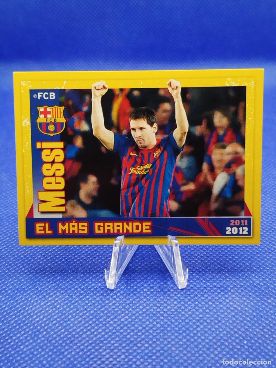 Coleccionismo deportivo: #146 LIONEL MESSI 2011 2012 PANINI FC BARCELONA OFICIAL 11 12 &rdquo;EL MAS GRANDE&rdquo;
