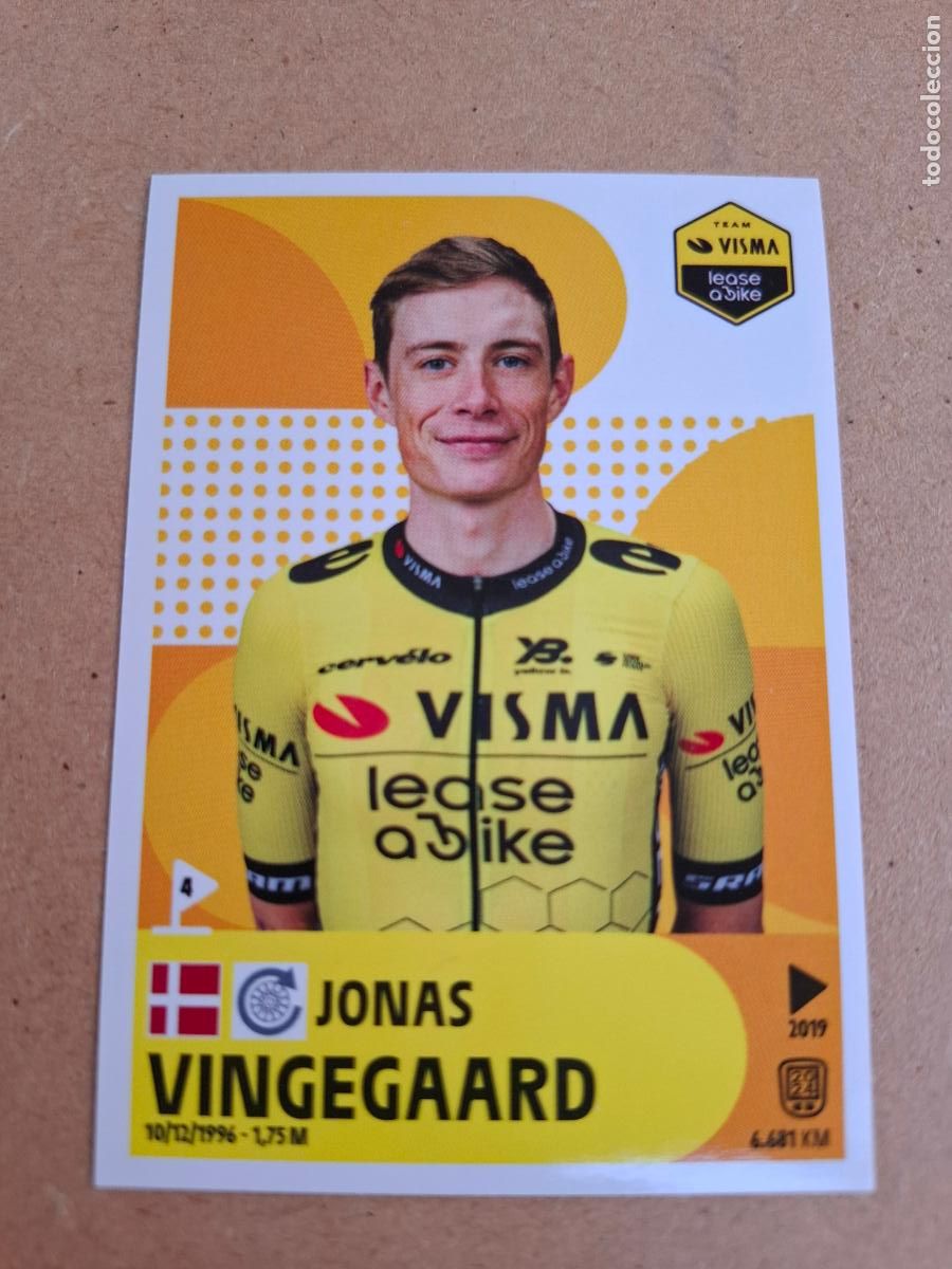 Coleccionismo deportivo: TOUR DE FRANCE 2025 - PANINI - 268 JONAS VINGEGAARD - VISMA ( NUNCA PEGADO ) - CP4