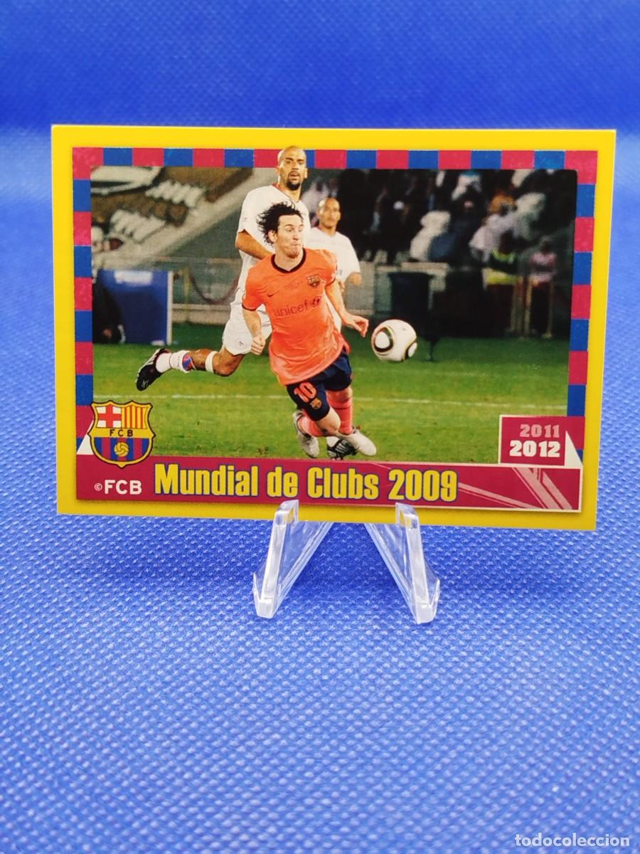 Coleccionismo deportivo: #103 LIONEL MESSI 2011 2012 PANINI FC BARCELONA OFICIAL 11 12 &rdquo;MUNDIAL CLUBS 09&rdquo;