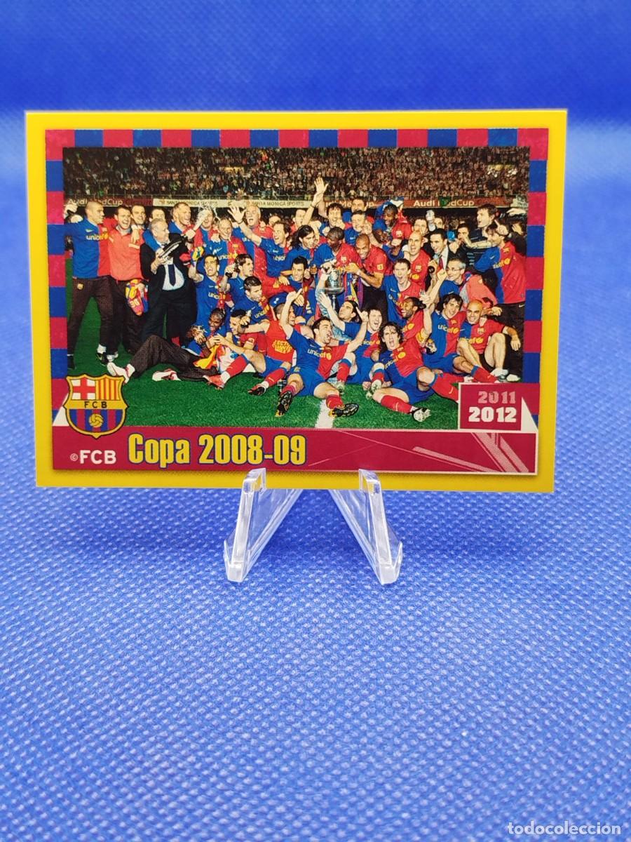 Coleccionismo deportivo: #98 LIONEL MESSI 2011 2012 PANINI FC BARCELONA OFICIAL 11 12 &rdquo;COPA 2008-09&rdquo;