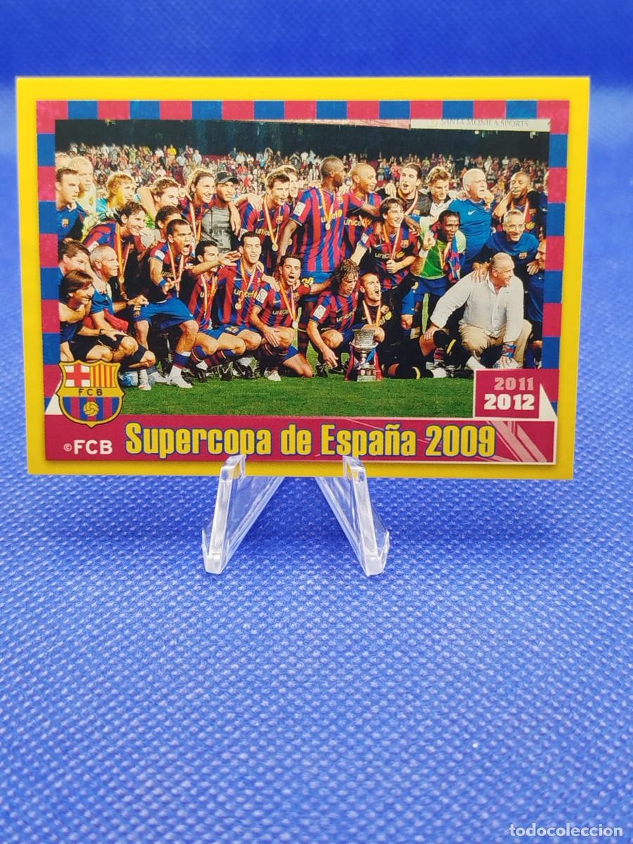 Coleccionismo deportivo: #101 LIONEL MESSI 2011 2012 PANINI FC BARCELONA OFICIAL 11 12 &rdquo;SUPERCOPA 2009&rdquo;
