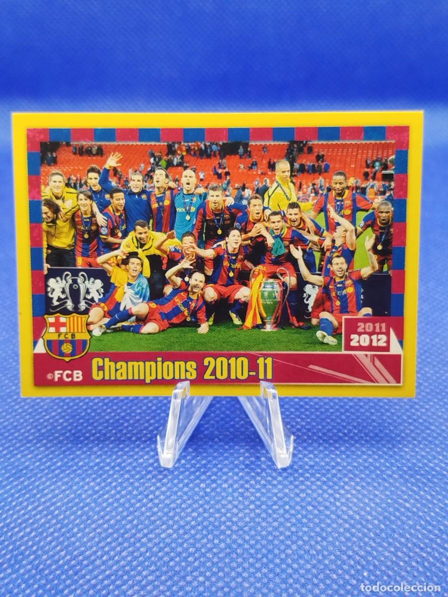 Coleccionismo deportivo: #107 LIONEL MESSI 2011 2012 PANINI FC BARCELONA OFICIAL 11 12 &rdquo;CHAMPIONS 10-11&rdquo;
