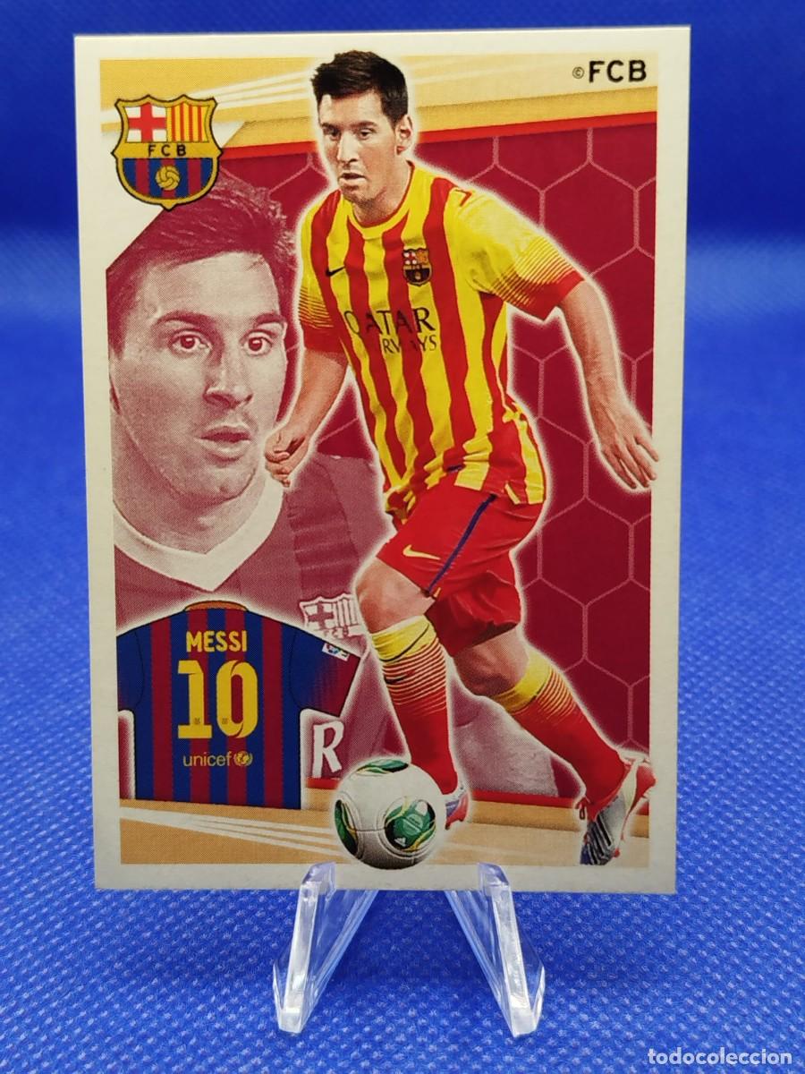 Coleccionismo deportivo: #144 LIONEL MESSI 2013 2014 PANINI FC BARCELONA COLECCION OFICIAL 13 14