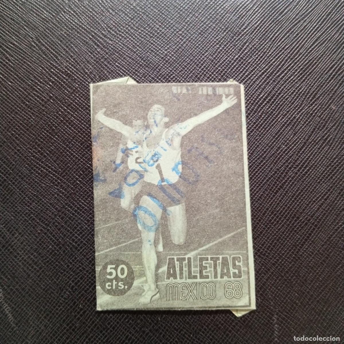 Coleccionismo deportivo: ATLETAS MEXICO FHER 1968 CROMO 68 - A103 PG352 - SOBRE SIN ABRIR