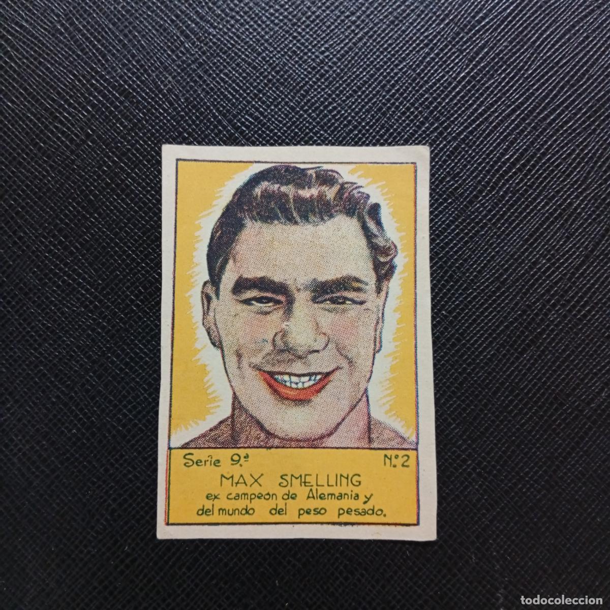 Coleccionismo deportivo: 2 MAX SMELLING MAX SCHMELING BOXEO HISPANO AMERICANA 1941 CROMO 41 - SIN PEGAR - A103 PG415