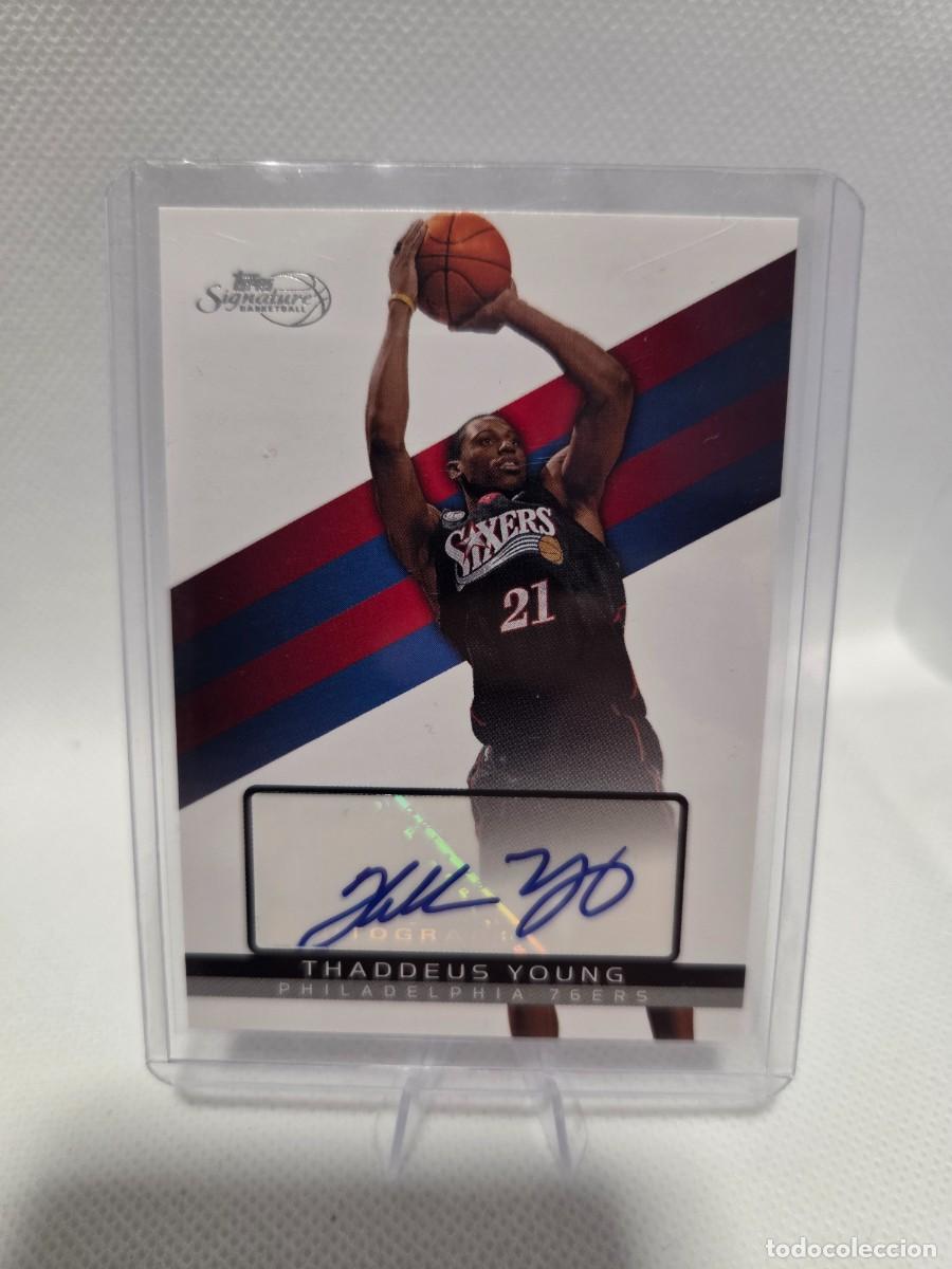Coleccionismo deportivo: 2009 Topps Signature Autograph #TSA-TY Thaddeus Young 3785/5775 AUTO
