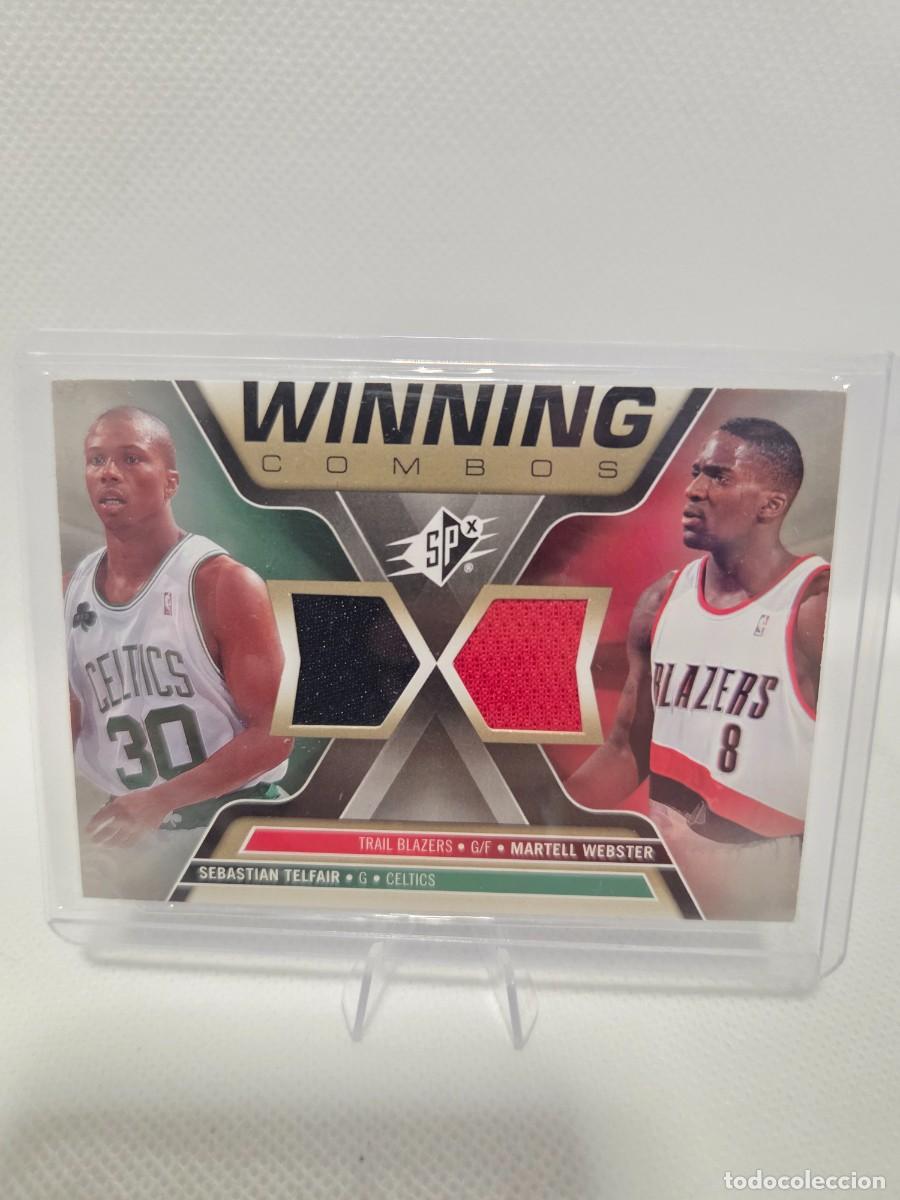 Coleccionismo deportivo: 2006 Upper Deck SPX Winning Combos Jersey #WC-TW Sebastian Telfair/Martell Webster