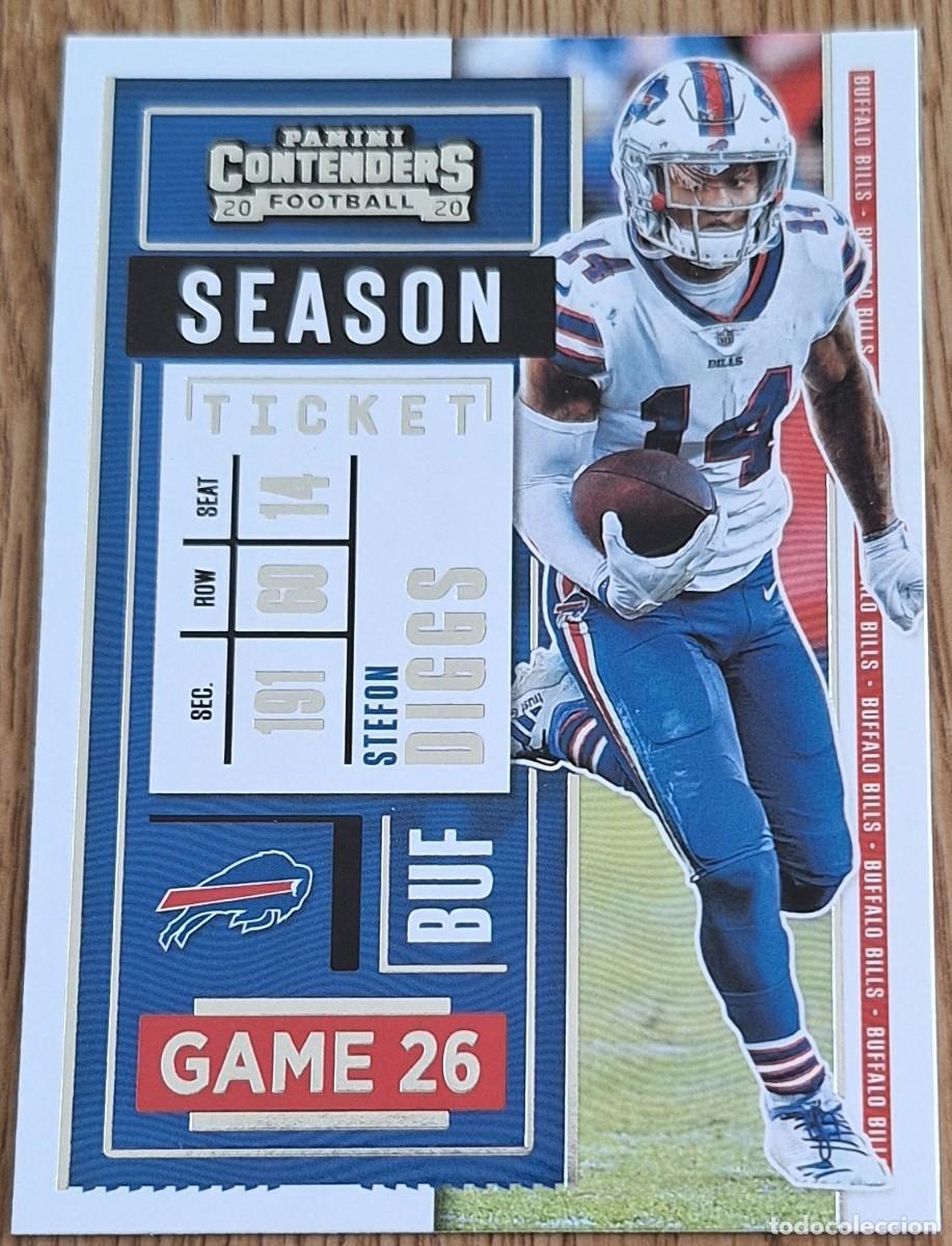 Coleccionismo deportivo: Stefon Diggs Buffalo Bills Panini Contenders Football Season Ticket