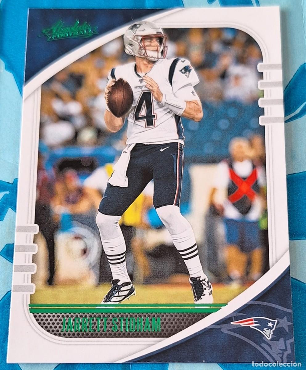 Coleccionismo deportivo: Jarrett Stidham New England Patriots Panini Absolute Football Green