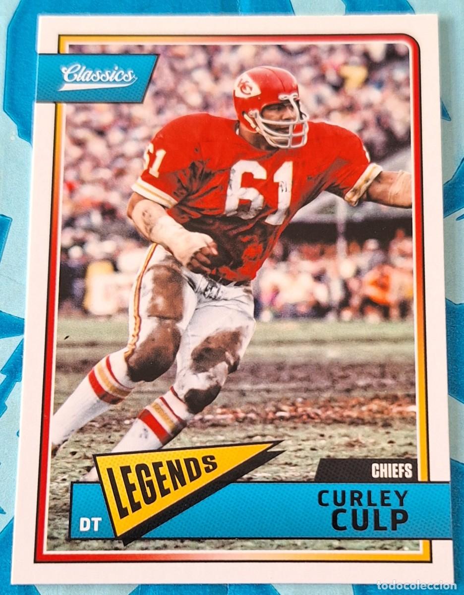 Coleccionismo deportivo: Curley Culp Kansas City Chiefs Panini Classics Football Legends