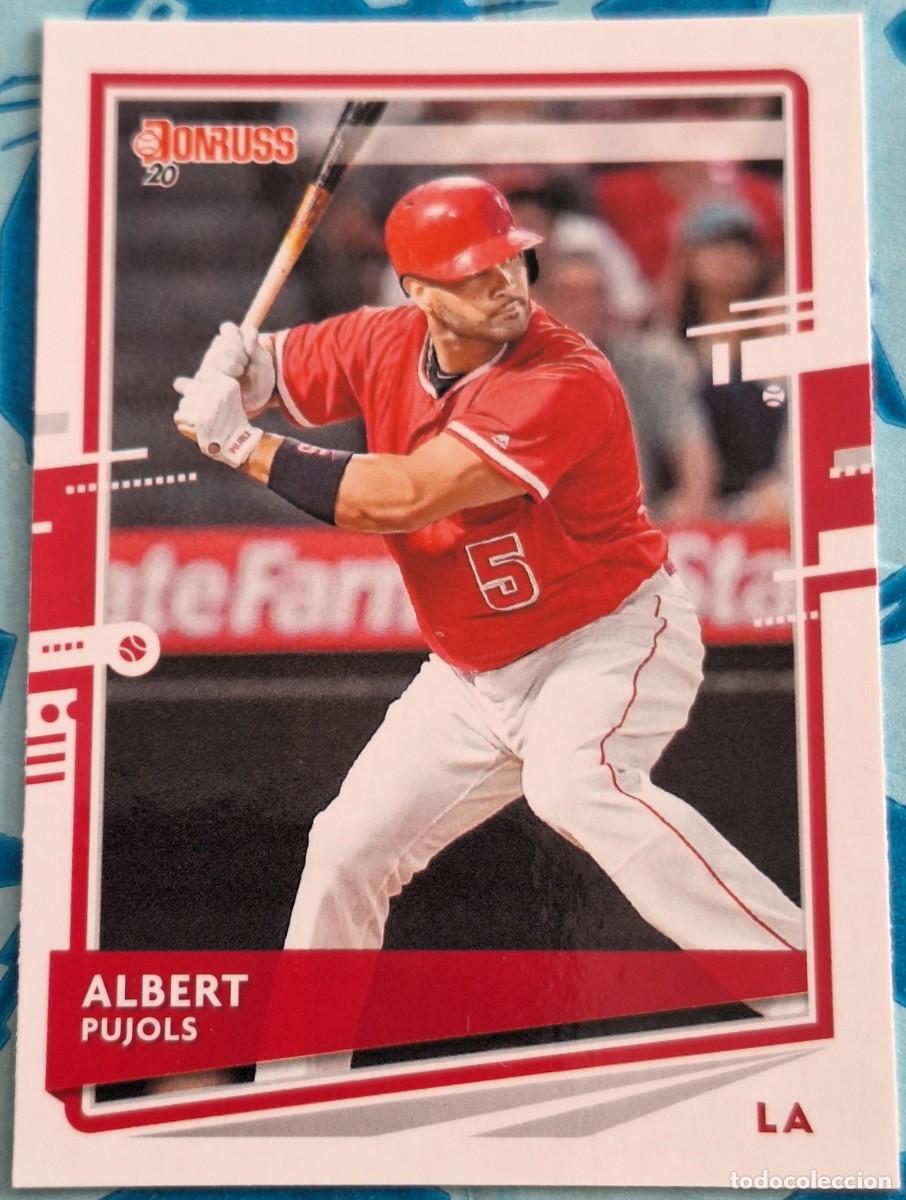Coleccionismo deportivo: Albert Pujols Los Angeles Angels Panini Donruss Baseball 2020