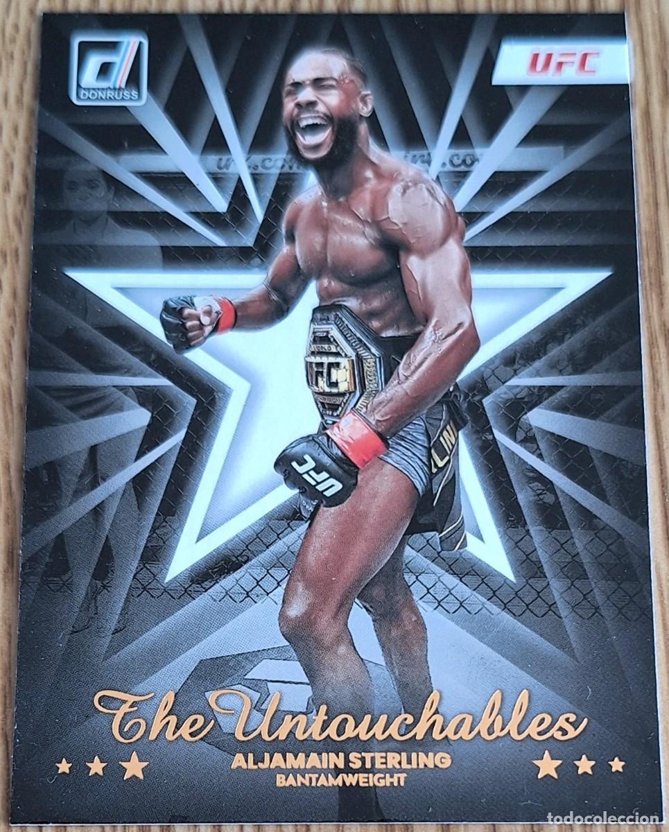 Coleccionismo deportivo: Aljamain Sterling Bantamweight Panini Donruss UFC The Untouchables