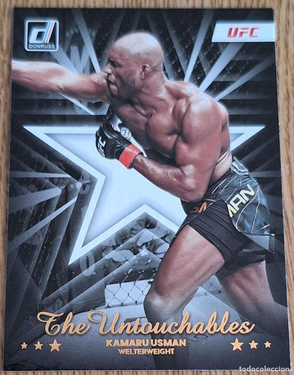 Coleccionismo deportivo: Kamaru Usman Welterweight Panini Donruss UFC The Untouchables