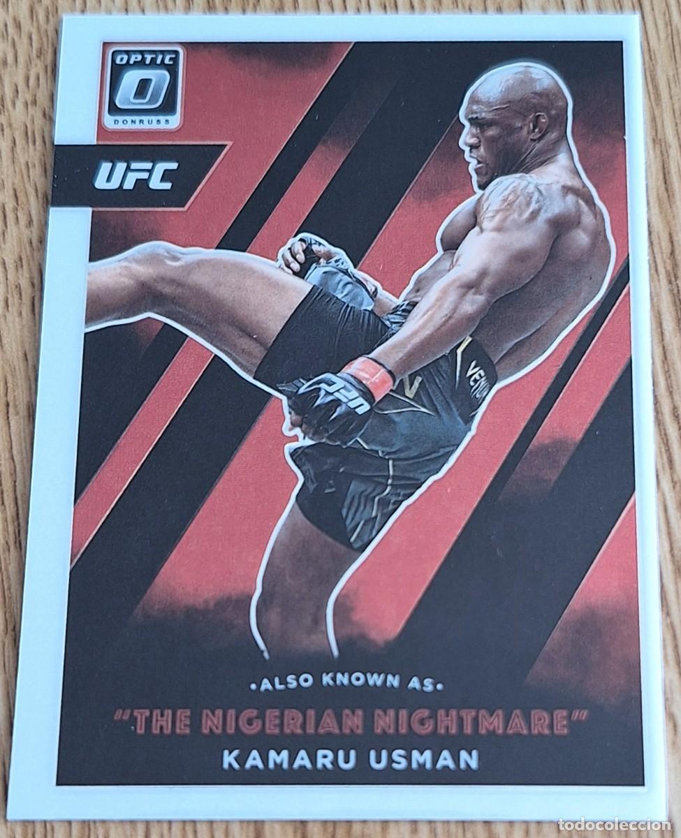 Coleccionismo deportivo: Kamaru Usman Welterweight Panini Donruss UFC Optic The Nigerian Nightmare