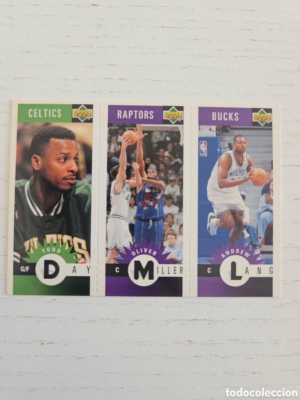 Coleccionismo deportivo: LANG MILLER DAY UPPER DECK BALONCESTO NBA 1996 M4 M80 M49