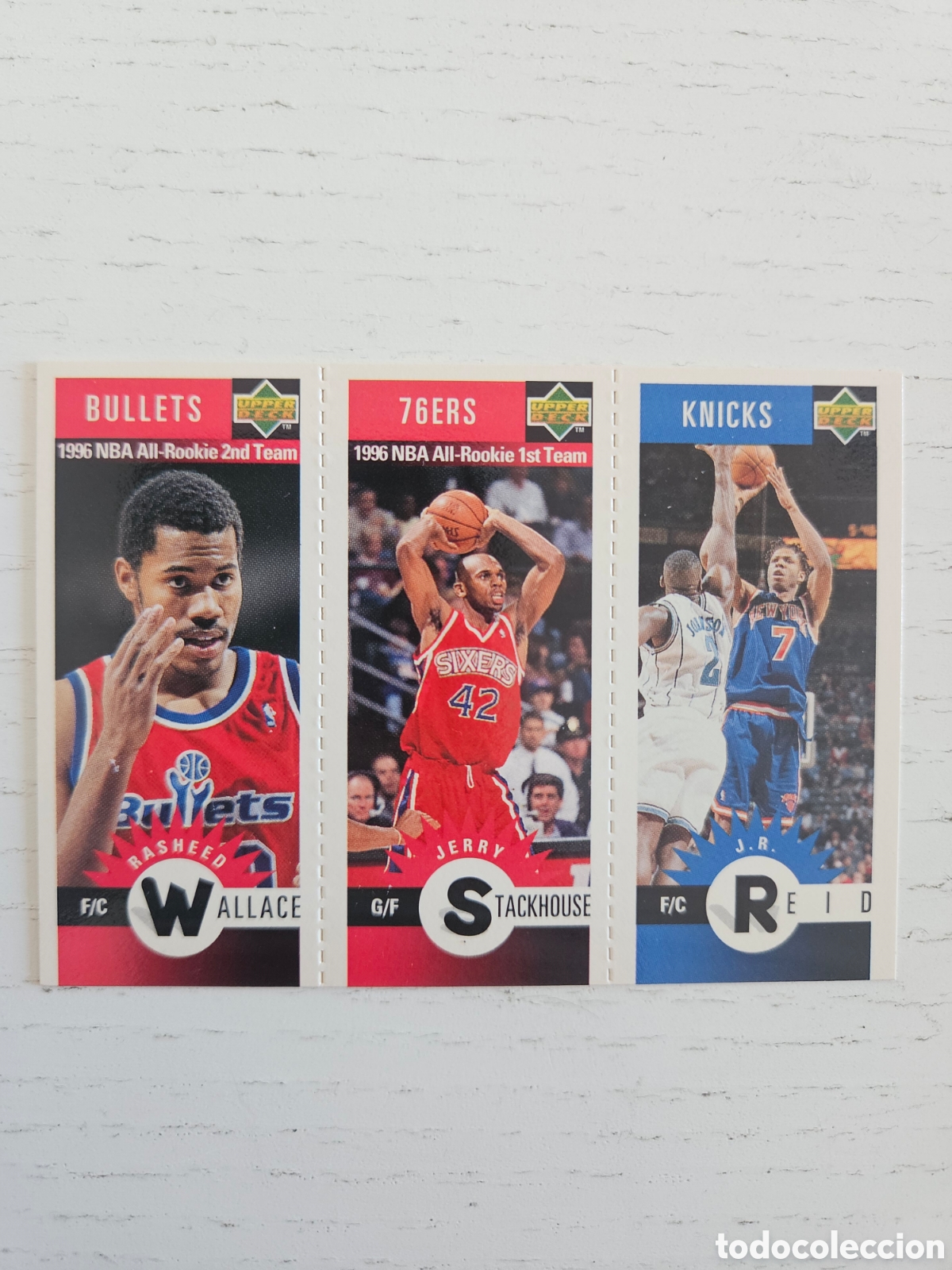 Coleccionismo deportivo: WALLACE STACKHOYSE REID UPPER DECK BALONCESTO NBA 1996 M57 M61 M89