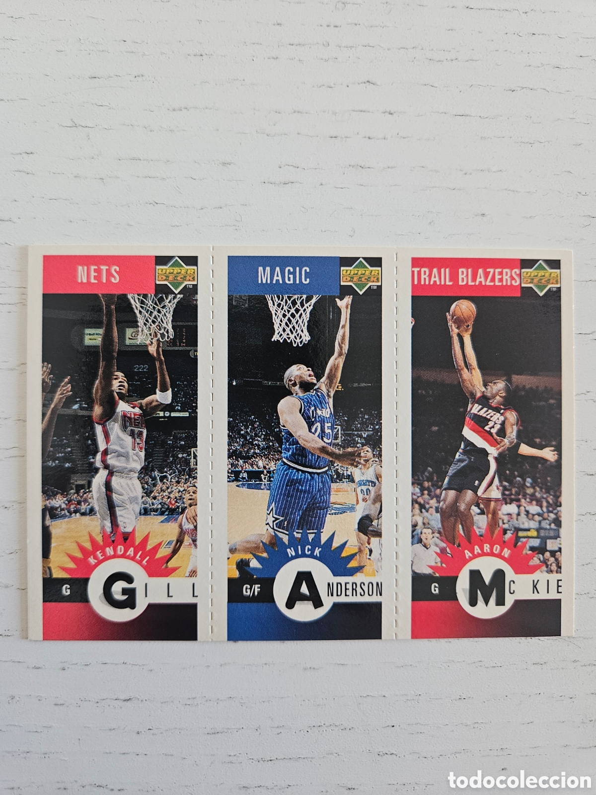 Coleccionismo deportivo: Mc KIE ANDERSON GILL UPPER DECK BALONCESTO NBA 1996 M51 M58 M67