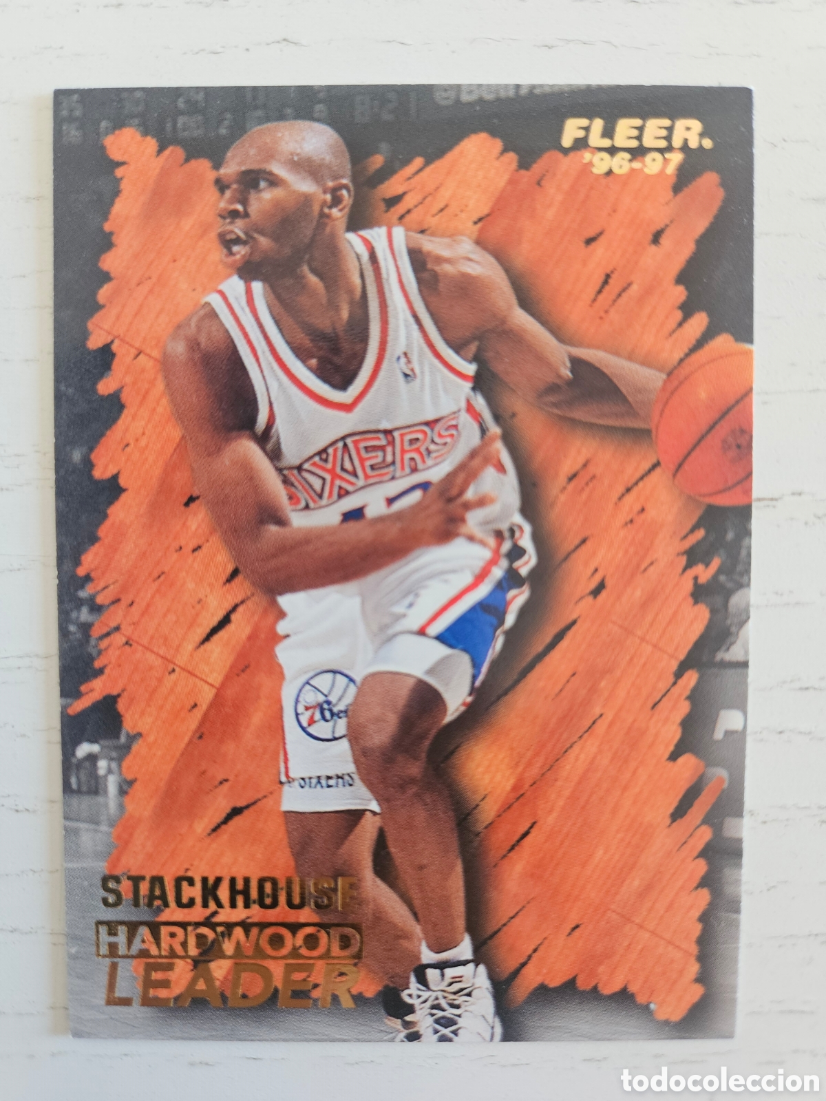 Coleccionismo deportivo: JERRY STACKHOUSE FLEER 96 NBA SIXERS