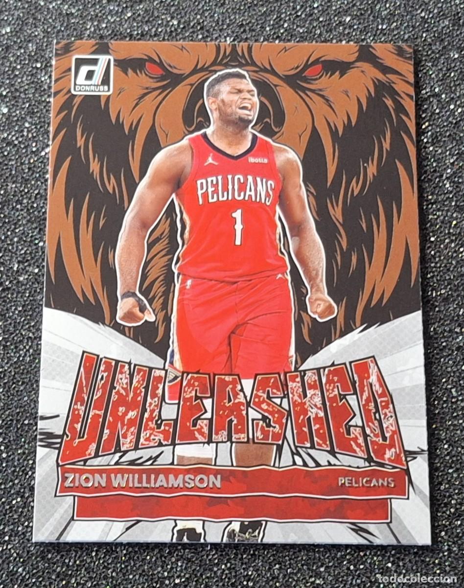 Coleccionismo deportivo: Zion Williamson New Orleans Pelicans Panini Donruss Basketball Unleashed