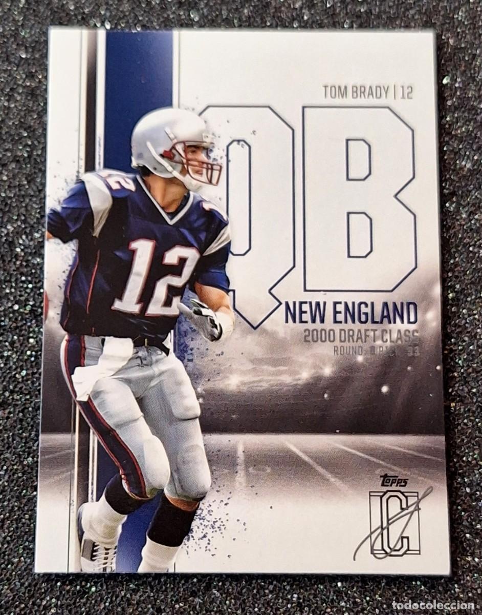 Coleccionismo deportivo: Tom Brady New England Patriots Topps Signature Class Football #33