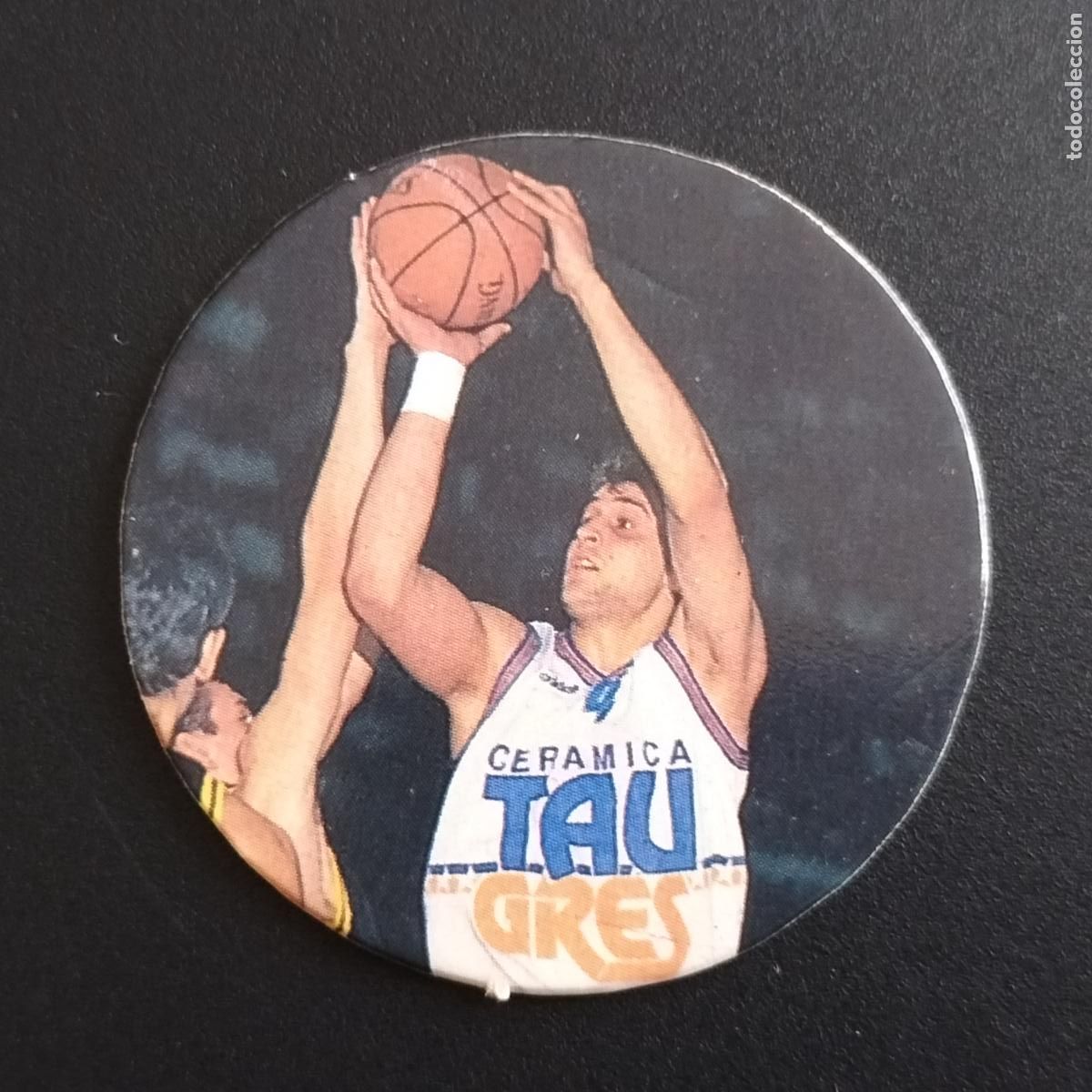Coleccionismo deportivo: TAZO N&ordm; 28 NIKOLA TAUGRES BASKONIA BASKET BALONCESTO LIGA ACB 95 MUNDICROMO 1994 1995 94 95