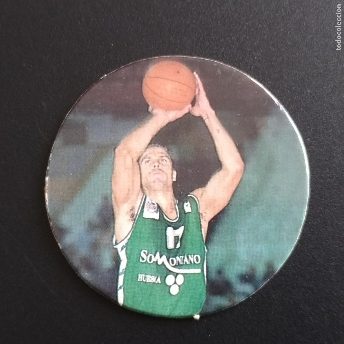 Coleccionismo deportivo: TAZO N&ordm; 75 WILSON HUESCA BASKET BALONCESTO LIGA ACB 95 MUNDICROMO 1994 1995 94 95