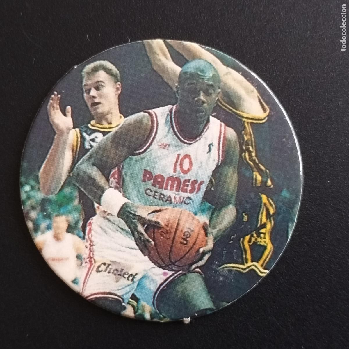 Coleccionismo deportivo: TAZO N&ordm; 55 KIDD PAMESA VALENCIA BASKET BALONCESTO LIGA ACB 95 MUNDICROMO 1994 1995 94 95