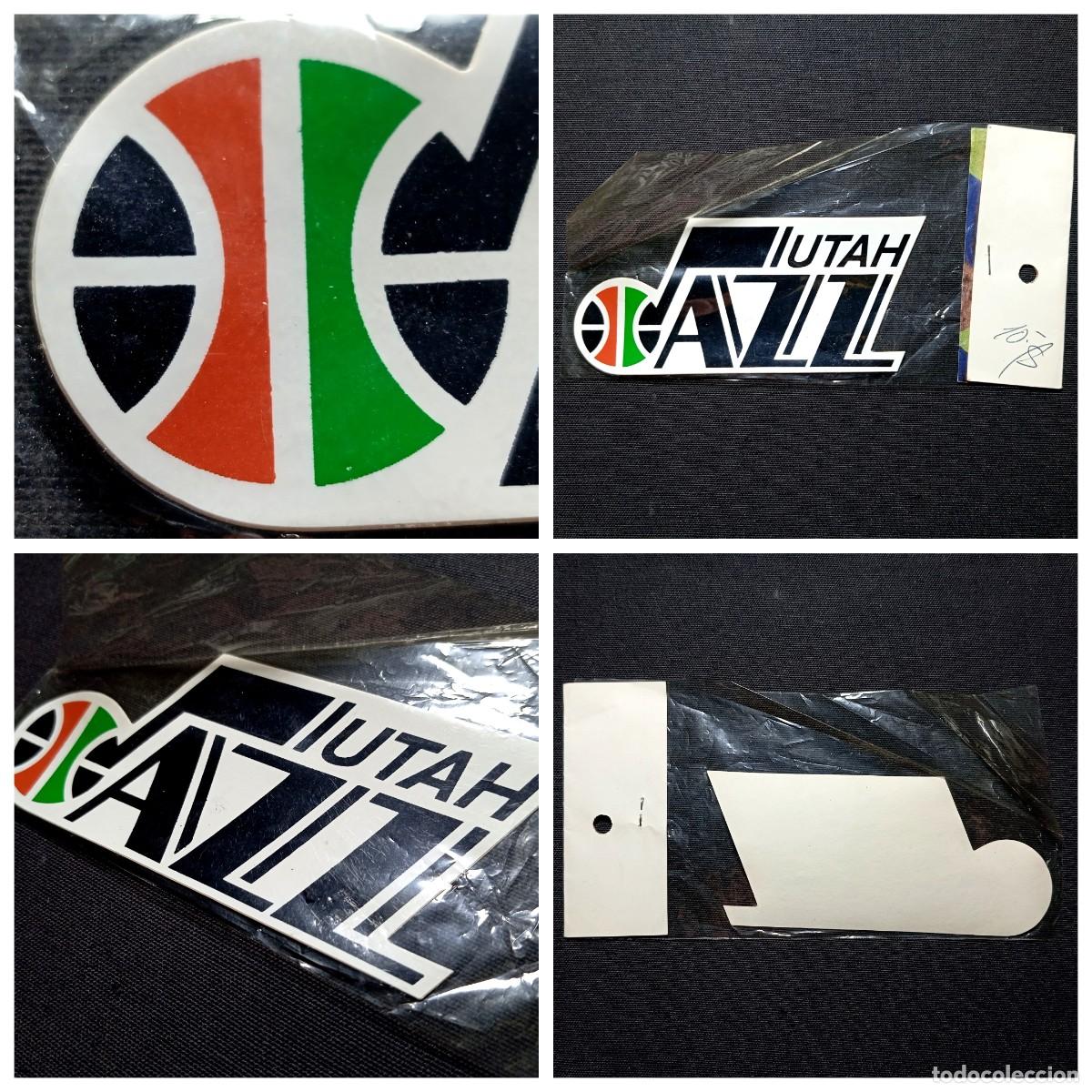 Coleccionismo deportivo: ⚜️ &Ntilde;09X06B. Adhesivo Utah Jazz NBA. 152 x 48 mm