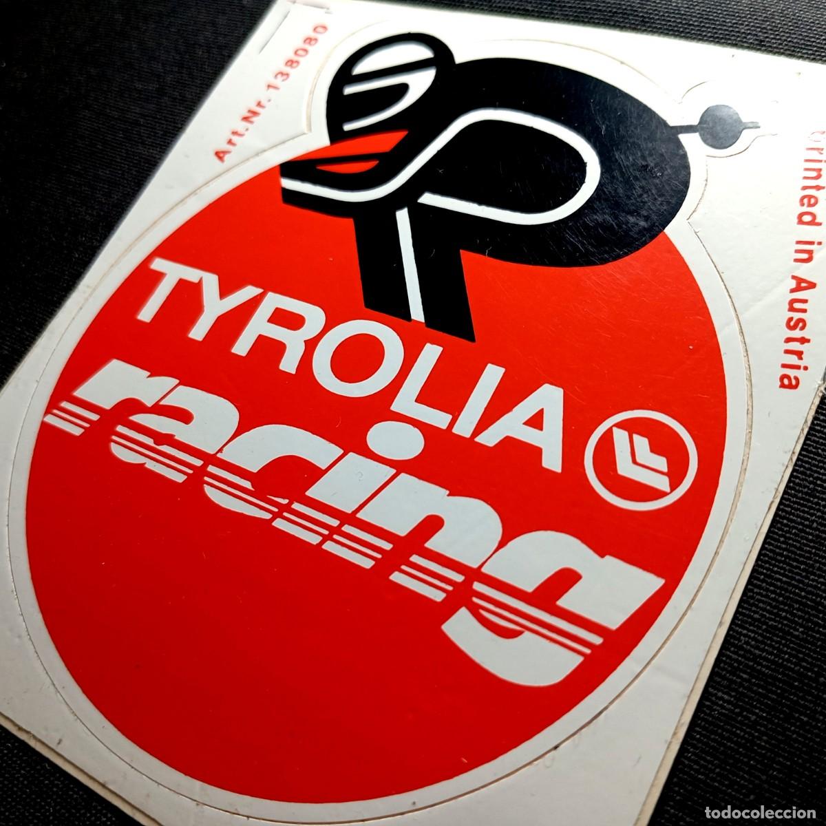 Coleccionismo deportivo: ⚜️ &Ntilde;09X06C. Adhesivo Tyrolia Racing printed un Austria. 100 x 115 mm