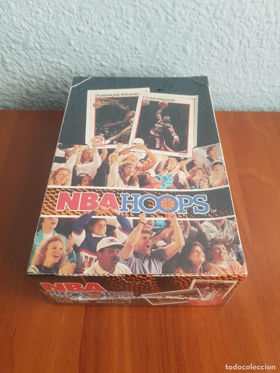 Coleccionismo deportivo: CAJA SIN ABRIR BASKETBALL NBA HOOPS 1991-1992 SEASON (JORDAN, BIRD, MAGIC...) BALONCESTO