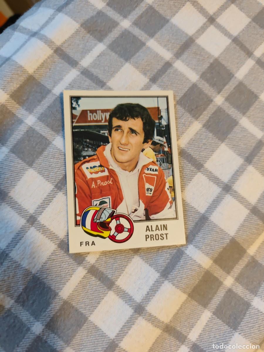Coleccionismo deportivo: Alain prost 1980 F1 grand prix Panini cromo nunca pegados n&uacute;mero 63