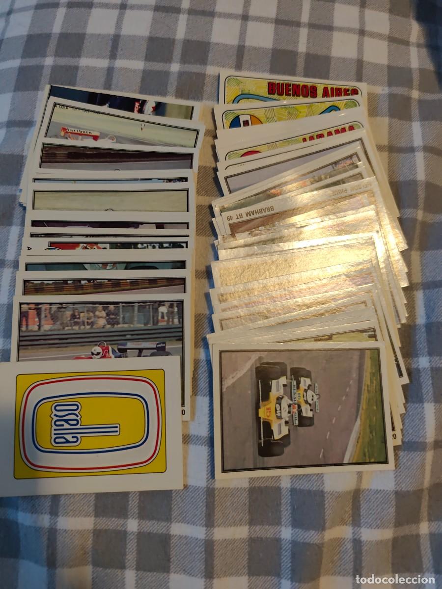 Coleccionismo deportivo: Lote de unos 55 cromos F1 Grand Prix. Sin pegar sin repetir