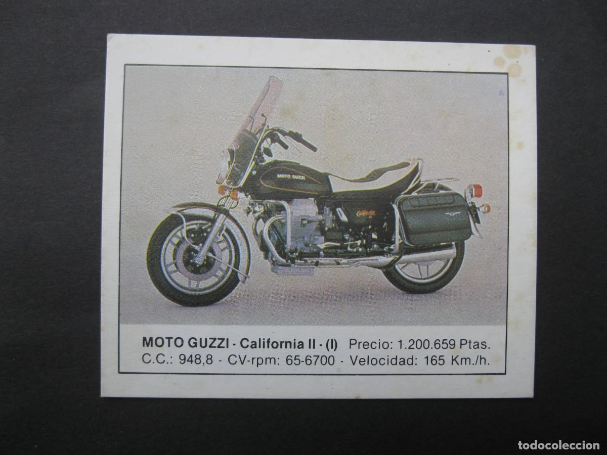 Coleccionismo deportivo: MOTOS - CROMO N&ordm; 107 - MOTO GUZZI CALIFORNIA II (I) - EDICIONES UNIDAS - NUNCA PEGADO.