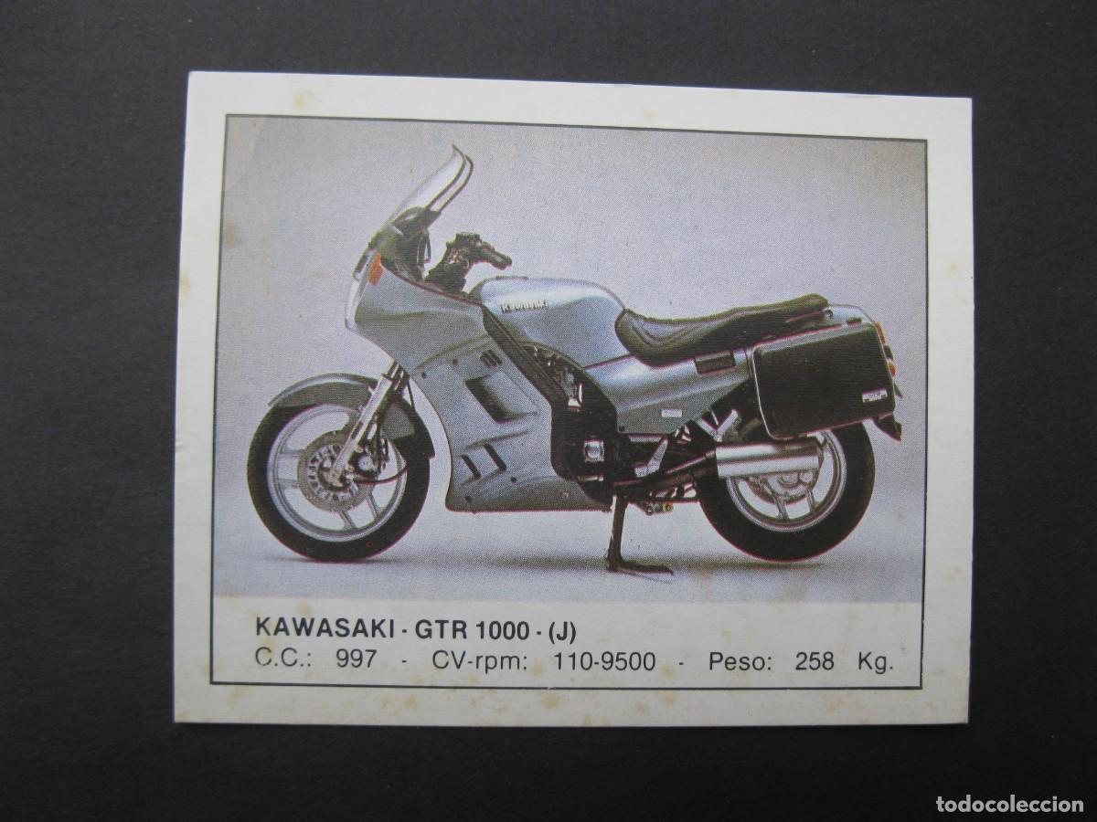 Coleccionismo deportivo: MOTOS - CROMO N&ordm; 77 - KAWASAKI GTR 1000 (J) - EDICIONES UNIDAS - NUNCA PEGADO.
