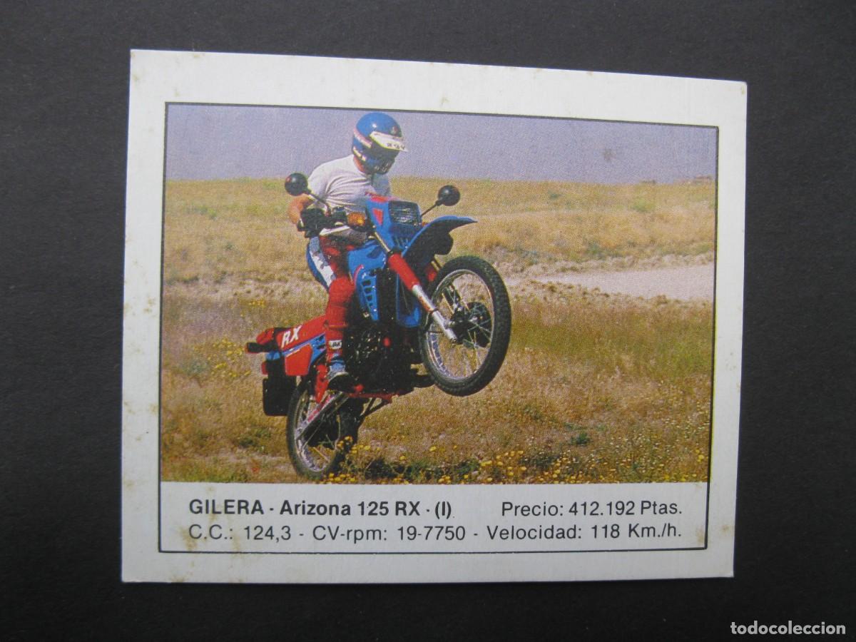 Coleccionismo deportivo: MOTOS - CROMO N&ordm; 50 - GILERA ARIZONA 125 RX (I) - EDICIONES UNIDAS - NUNCA PEGADO.