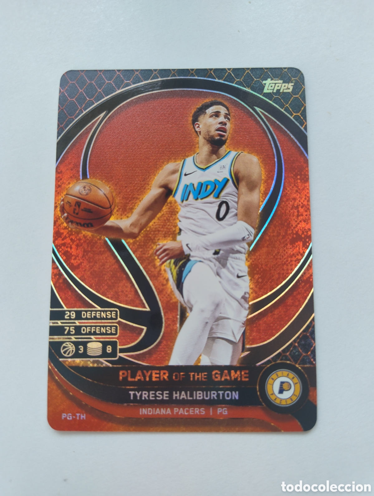 Coleccionismo deportivo: PG TH - Tyrese Haliburton - Indiana Pacers - Topps Match Attax NBA 2025 - 2026 Player of the Game