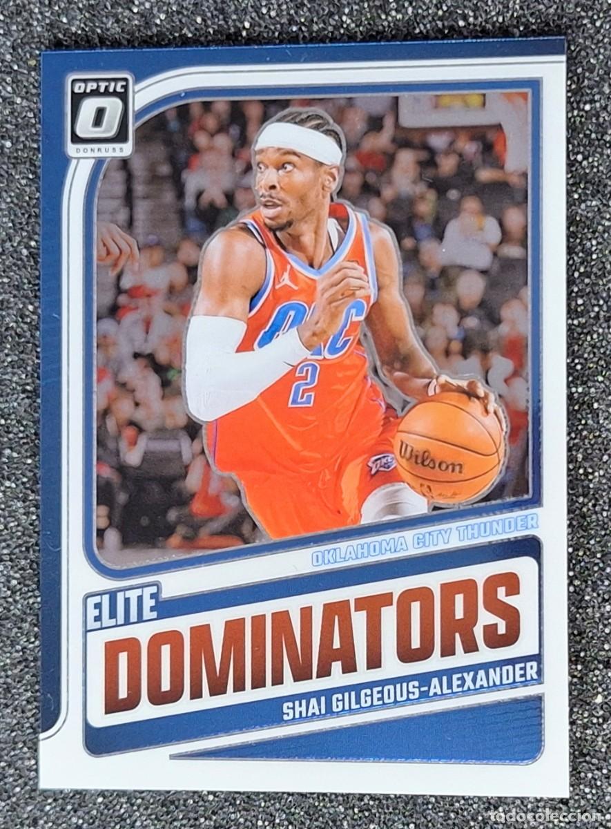 Sports collectibles: Shai Gilgeous-Alexander Oklahoma City Thunder Panini Donruss Basketball Optic Elite Dominators