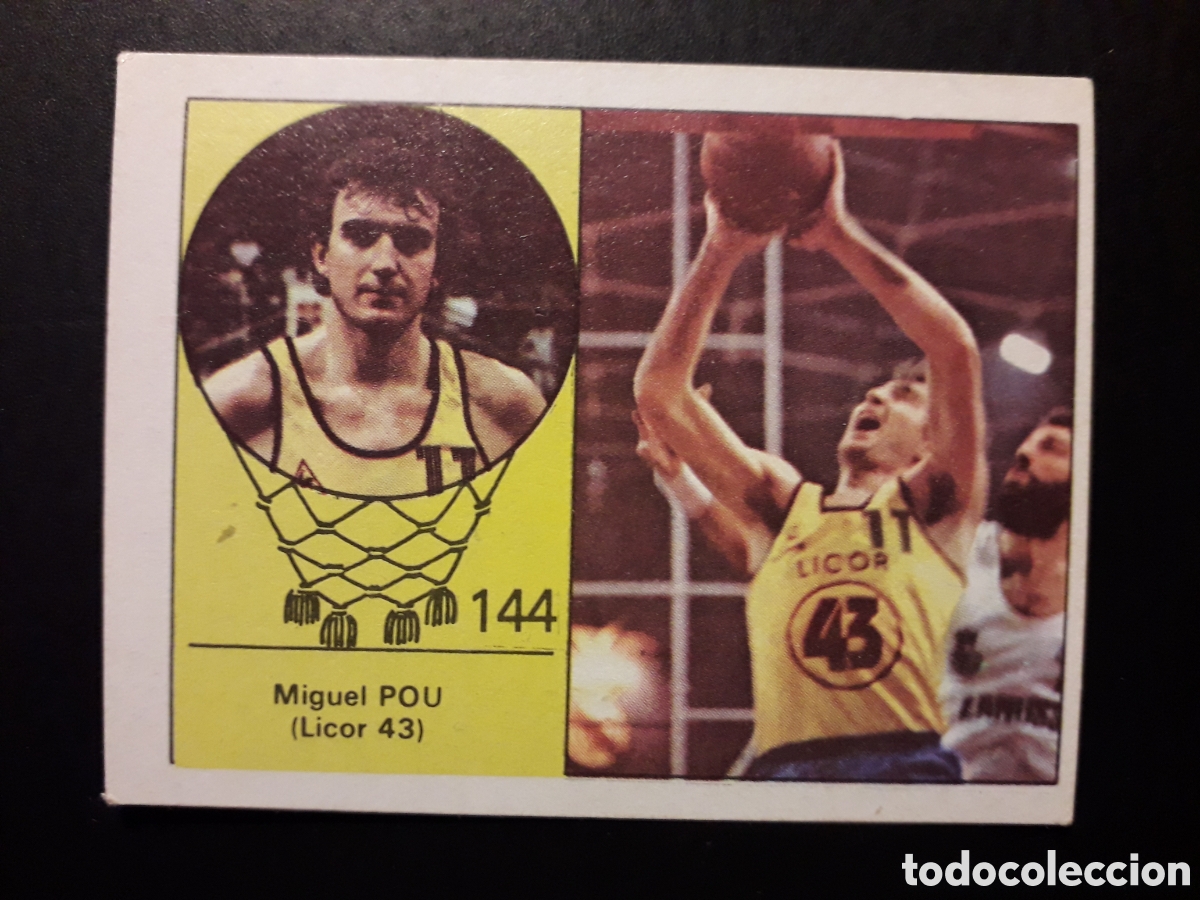Coleccionismo deportivo: POU LICOR 43 SANTA COLOMA N&deg; 144 BALONCESTO MERCHANTE CLESA 1984 1985 84 85 SIN PEG PEDIDO M&Iacute;NIMO 3&euro;