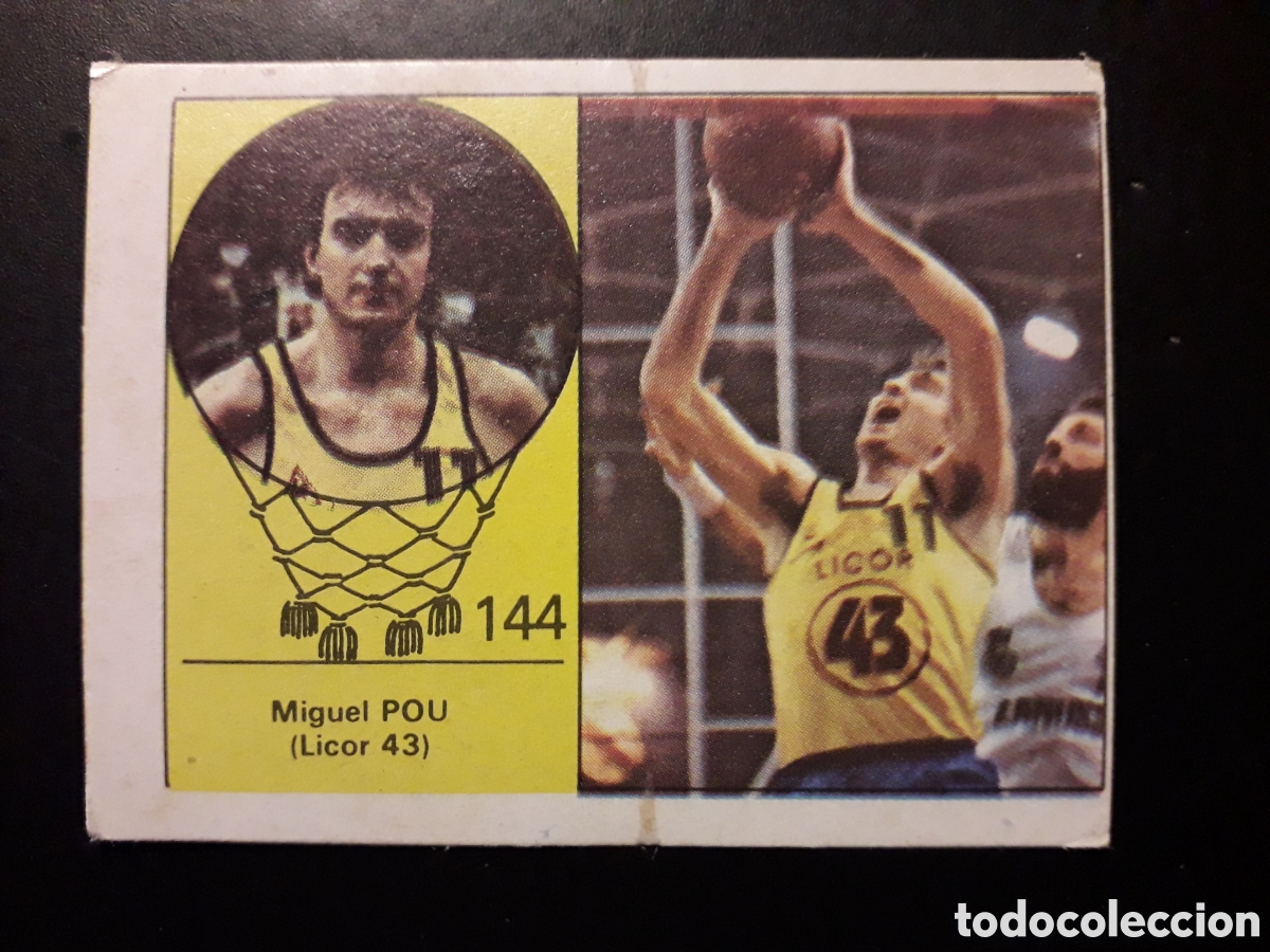 Coleccionismo deportivo: POU LICOR 43 SANTA COLOMA N&deg; 144 BALONCESTO MERCHANTE CLESA 1984 1985 84 85 SIN PEG PEDIDO M&Iacute;NIMO 3&euro;