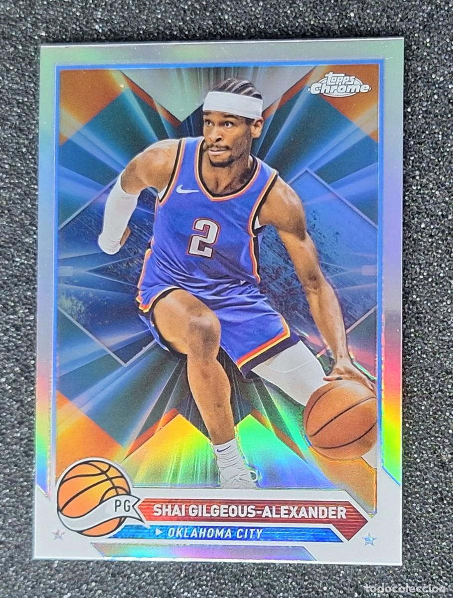 Collectionnisme sportif: Shai Gilgeous-Alexander Oklahoma City Thunder Topps Basketball 2024 #53 Refractor